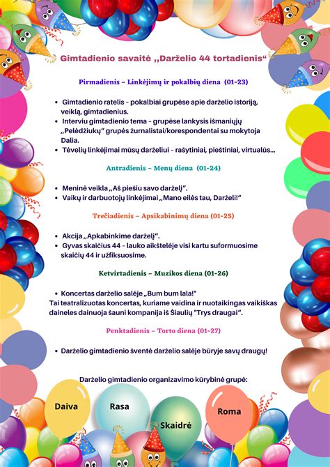 Vaikų gimtadienio vedėjai iliustracijai