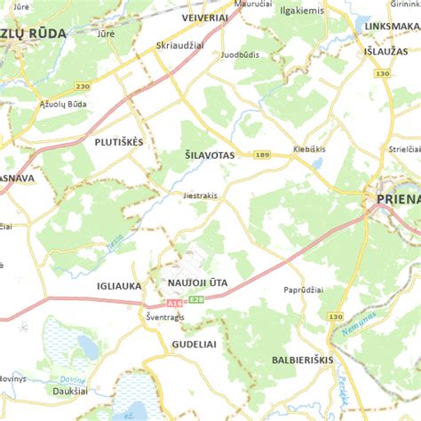 Žemėlapis su sodybų vietomis Kalvarijos sav.