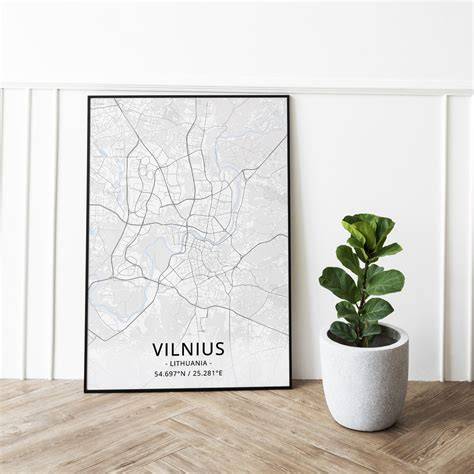 Miesto ir kaimo kontrastų žemėlapis